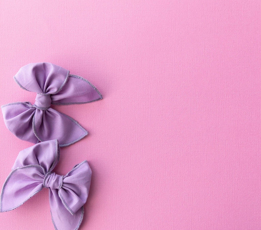 Striking Purple | Petite Party Bow - Laeta Kids