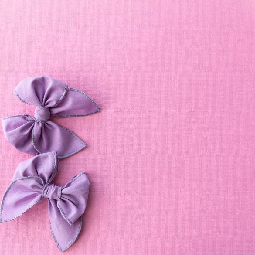 Striking Purple | Petite Party Bow - Laeta Kids