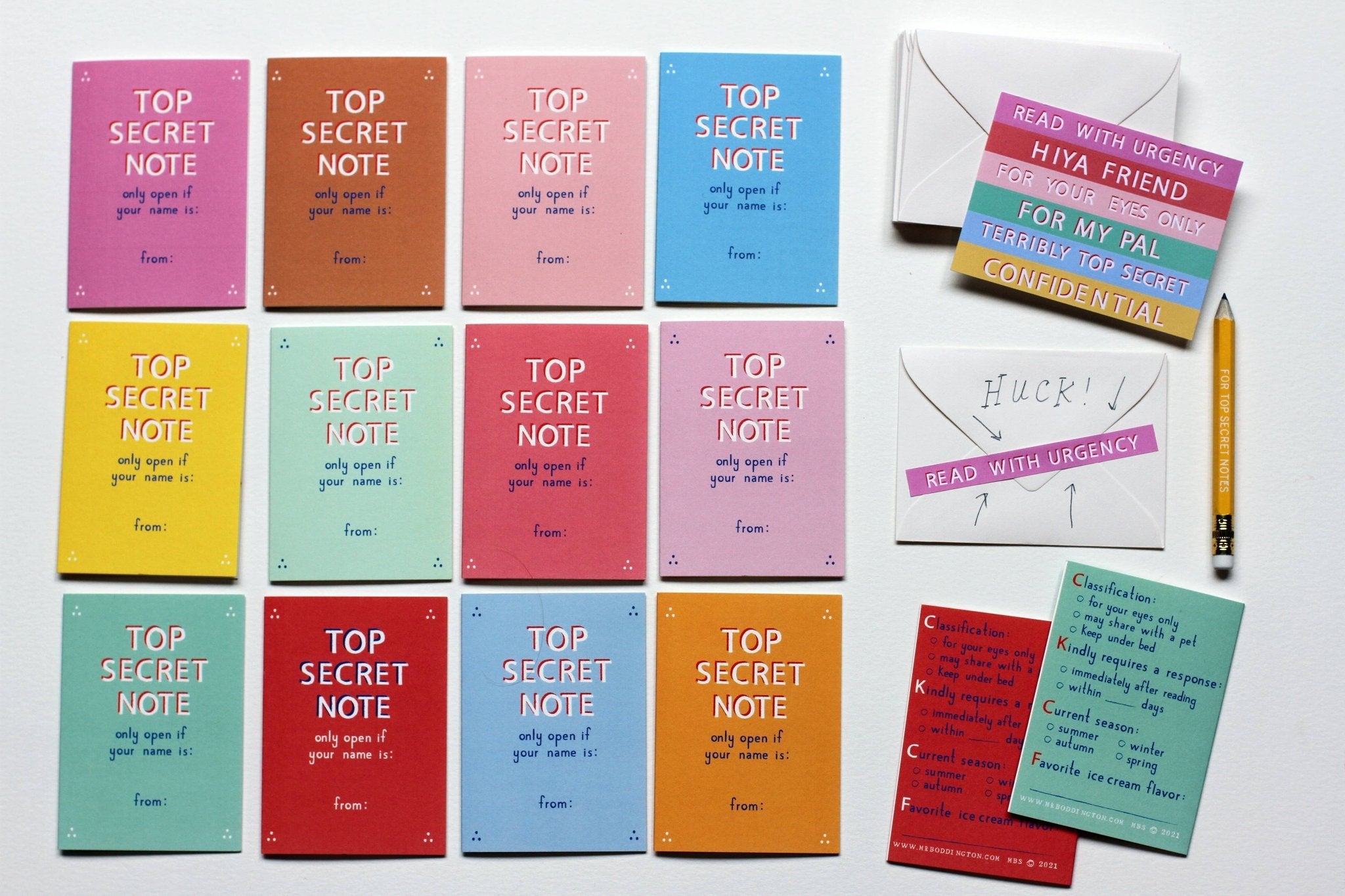 Top Secret Friendship Notes Set - Laeta Kids