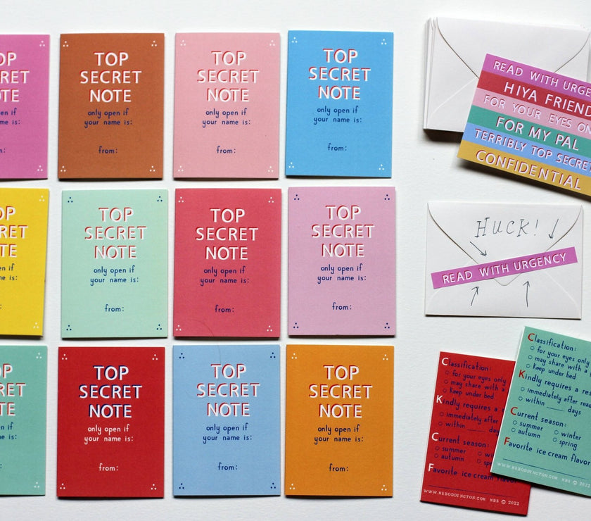 Top Secret Friendship Notes Set - Laeta Kids