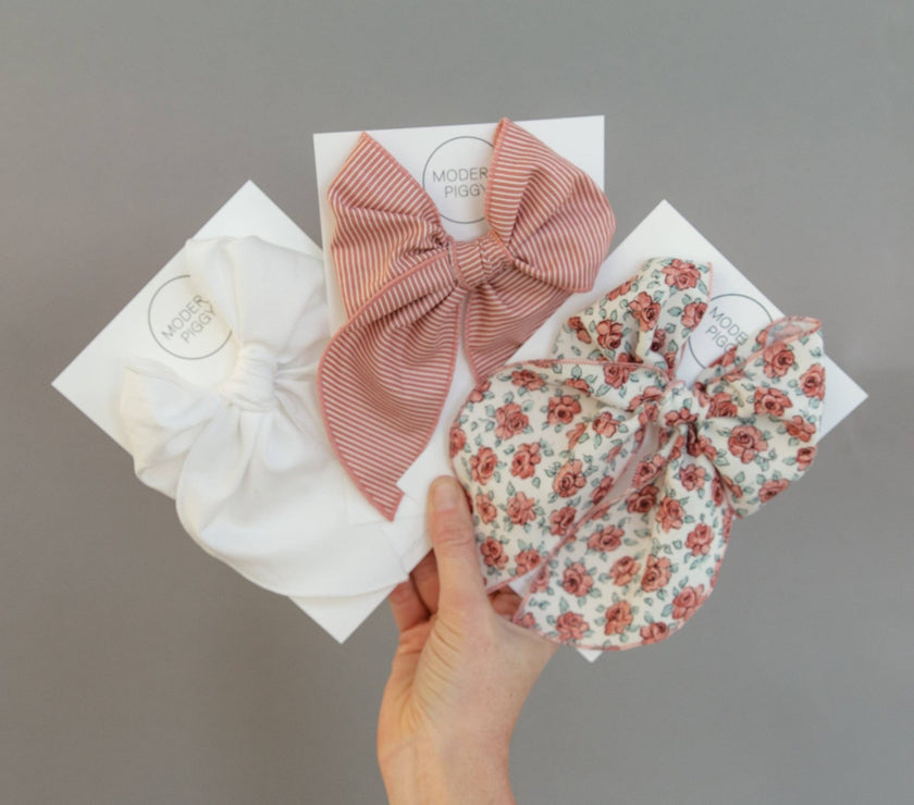 True White | Party Bow - Laeta Kids