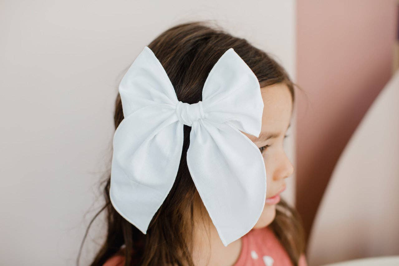 True White | Party Bow - Laeta Kids