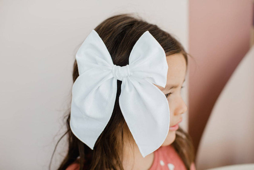 True White | Party Bow - Laeta Kids
