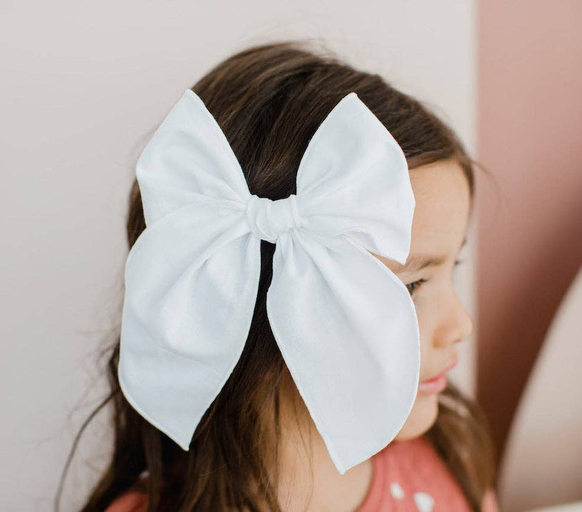 True White | Party Bow - Laeta Kids