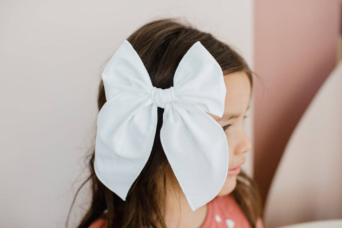 True White | Party Bow - Laeta Kids
