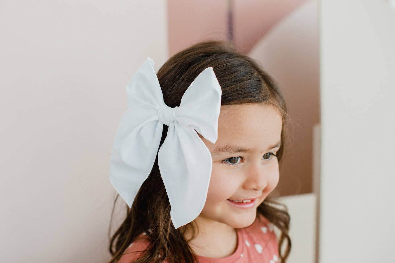 True White | Party Bow - Laeta Kids