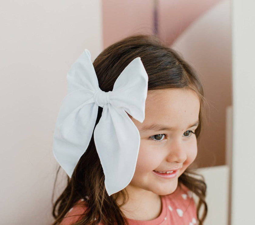 True White | Party Bow - Laeta Kids