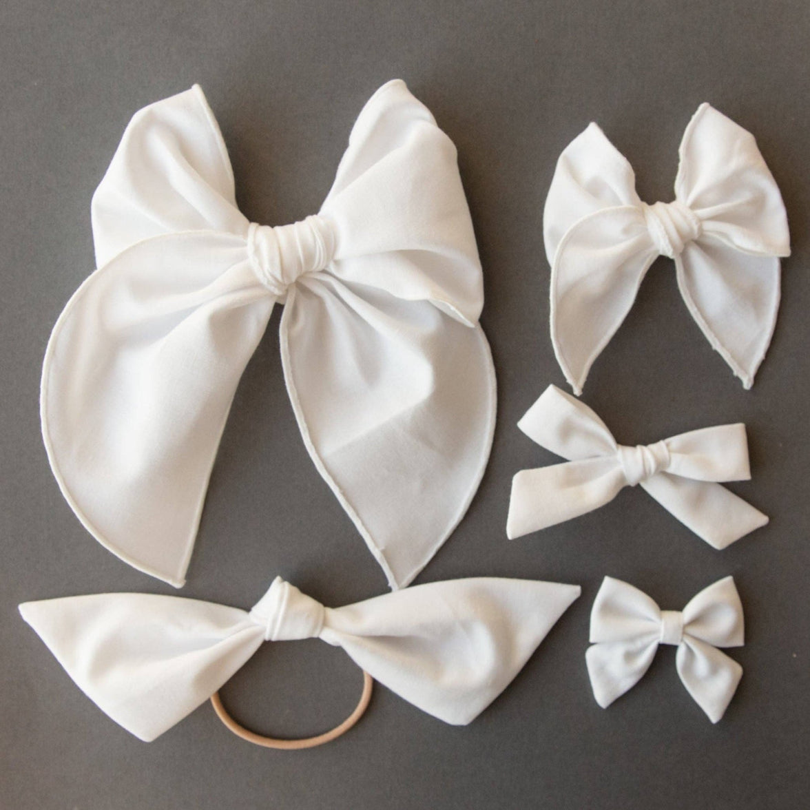 True White | Petite Party Bow - Laeta Kids