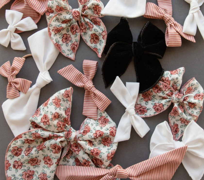 True White | Petite Party Bow - Laeta Kids