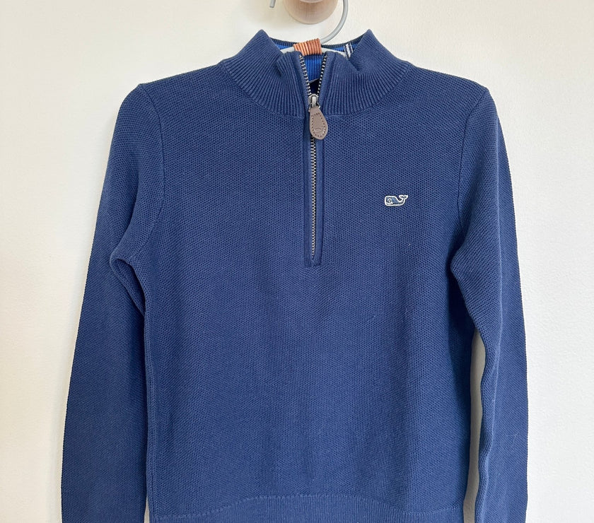 Vineyard Vines Navy Half Zip - Laeta Kids
