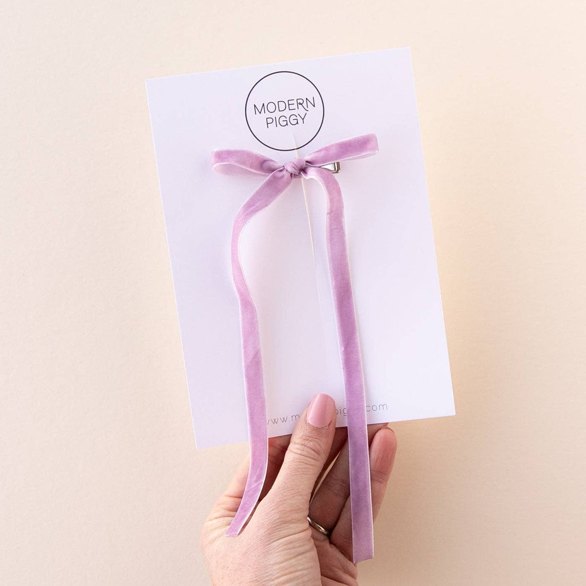 Vintage Lavender | Statement Ribbon Bow - Laeta Kids