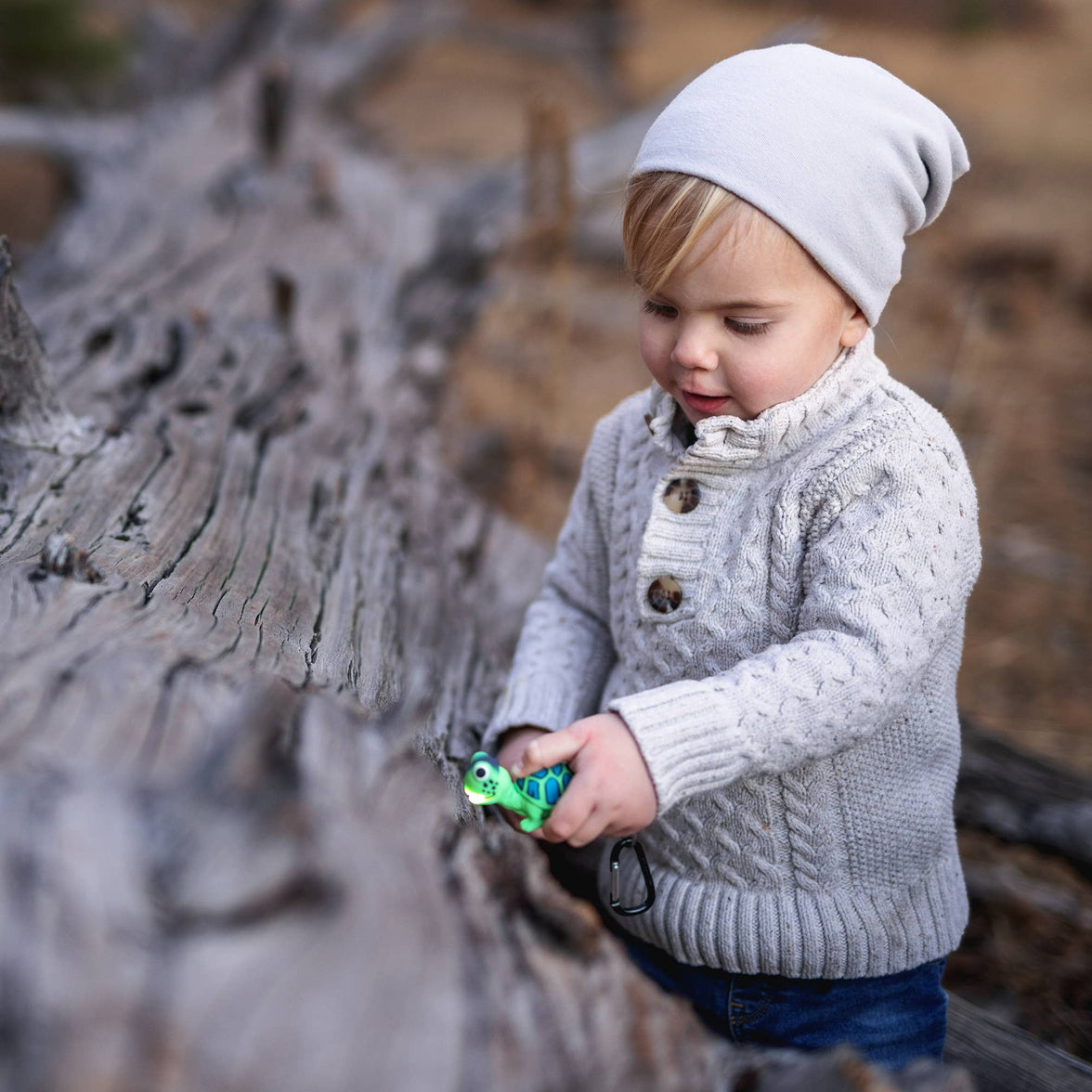 WildLight Animal Carabiner Flashlight - Green Turtle - Laeta Kids