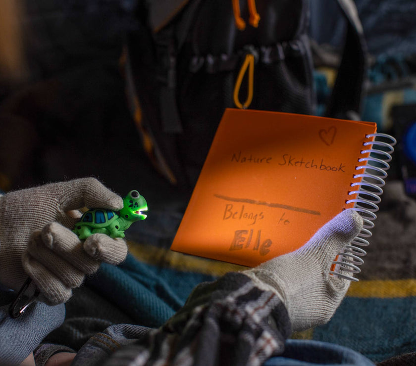 WildLight Animal Carabiner Flashlight - Green Turtle - Laeta Kids