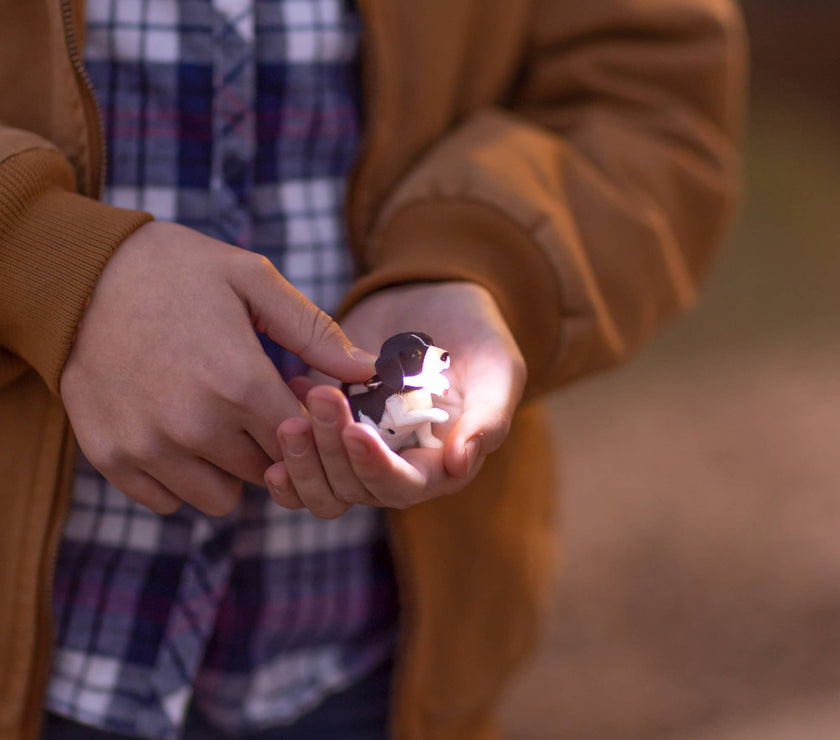 WildLight Animal Carabiner Flashlight - Spaniel Dog - Laeta Kids