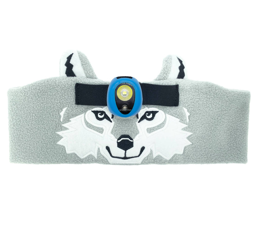 WildLight Headband - Headlamp - Bright LED - Wolf - Laeta Kids