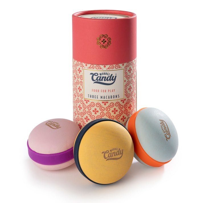 Wobbel Wooden Candy Macarons RIO DE JANEIRO - Laeta Kids