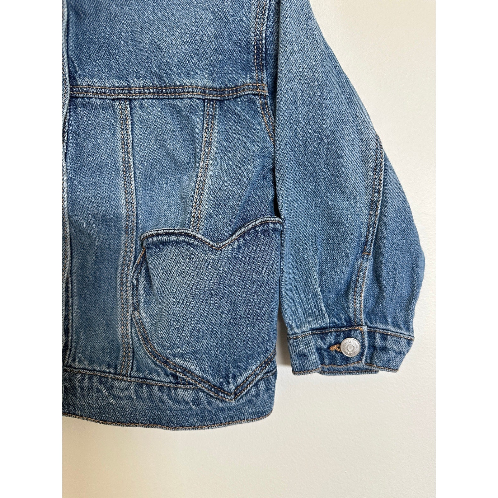 Zara Heart Denim Jacket - Laeta Kids