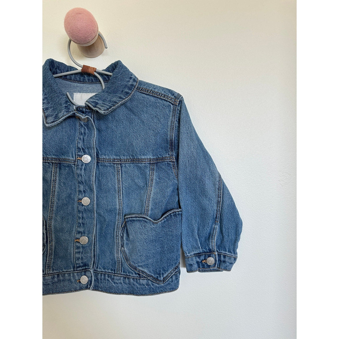 Zara Heart Denim Jacket - Laeta Kids